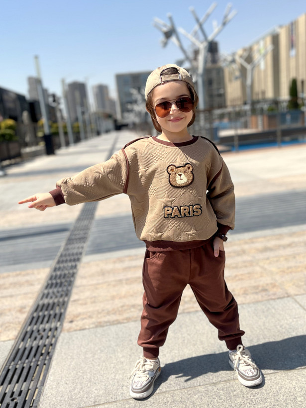 ست بلوز شلوار تدی پسرانه بچگانه وارداتی و اورجینال